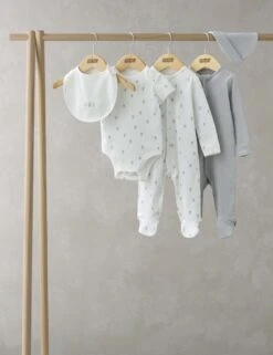 Mamas & Papas 5pc Cotton Rich Hot Air Balloon Starter Set (0-12 Mths)