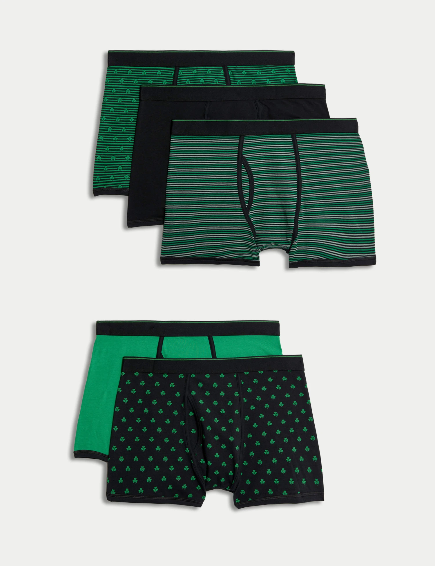 5pk Cool & Fresh™ Cotton Rich Trunks 1 5pk Cool & Fresh™ Cotton Rich Trunks