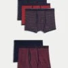 5pk Cotton Rich Stretch Cool & Fresh™ Valentines Trunks -Marksandspencer Sale Store 5pk Cotton Rich Stretch Cool Fresh Valentines Trunks
