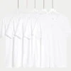 5pk Essential Cotton T-Shirt Vests -Marksandspencer Sale Store 5pk Essential Cotton T Shirt Vests
