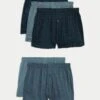 5pk Pure Cotton Foulard Woven Boxers -Marksandspencer Sale Store 5pk Pure Cotton Foulard Woven Boxers