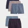5pk Pure Cotton Geometric Print Woven Boxers 8 5pk Pure Cotton Geometric Print Woven Boxers -Marksandspencer Sale Store 5pk Pure Cotton Geometric Print Woven Boxers