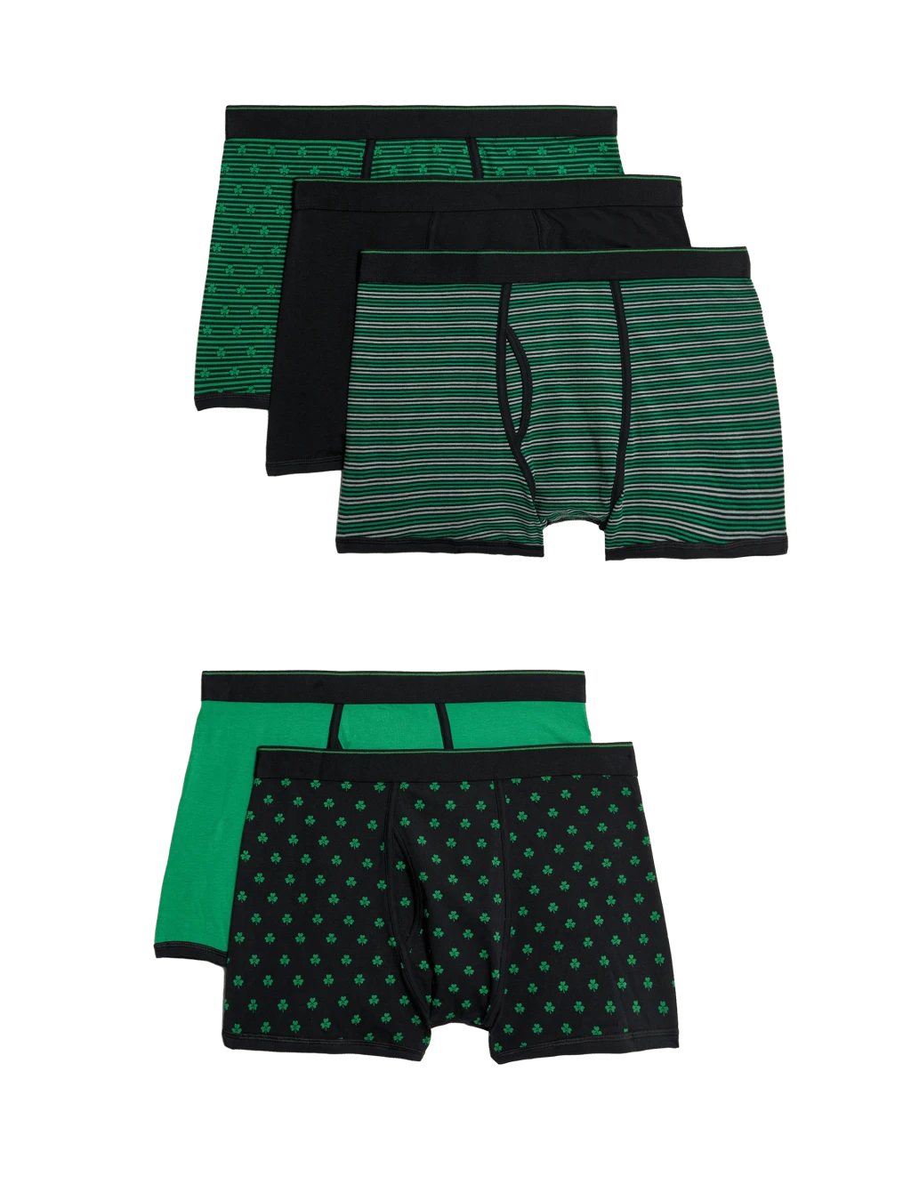 5pk Cool & Fresh™ Cotton Rich Trunks 2 5pk Cool & Fresh™ Cotton Rich Trunks - Image 2