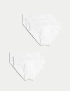 5pk Cotton Stretch Cool & Fresh™ Briefs -Marksandspencer Sale Store 5pk cotton stretch cool and fresh briefs 1
