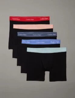 Calvin Klein 5pk Cotton Stretch Logo Waistband Boxers -Marksandspencer Sale Store 5pk cotton stretch logo waistband boxers 7