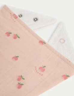 5pk Pure Cotton Dribble Bibs 9 5pk Pure Cotton Dribble Bibs -Marksandspencer Sale Store 5pk pure cotton dribble bibs 3