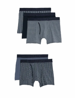 5pk Supima® Cotton Modal Stretch Trunks -Marksandspencer Sale Store 5pk supima cotton modal stretch trunks