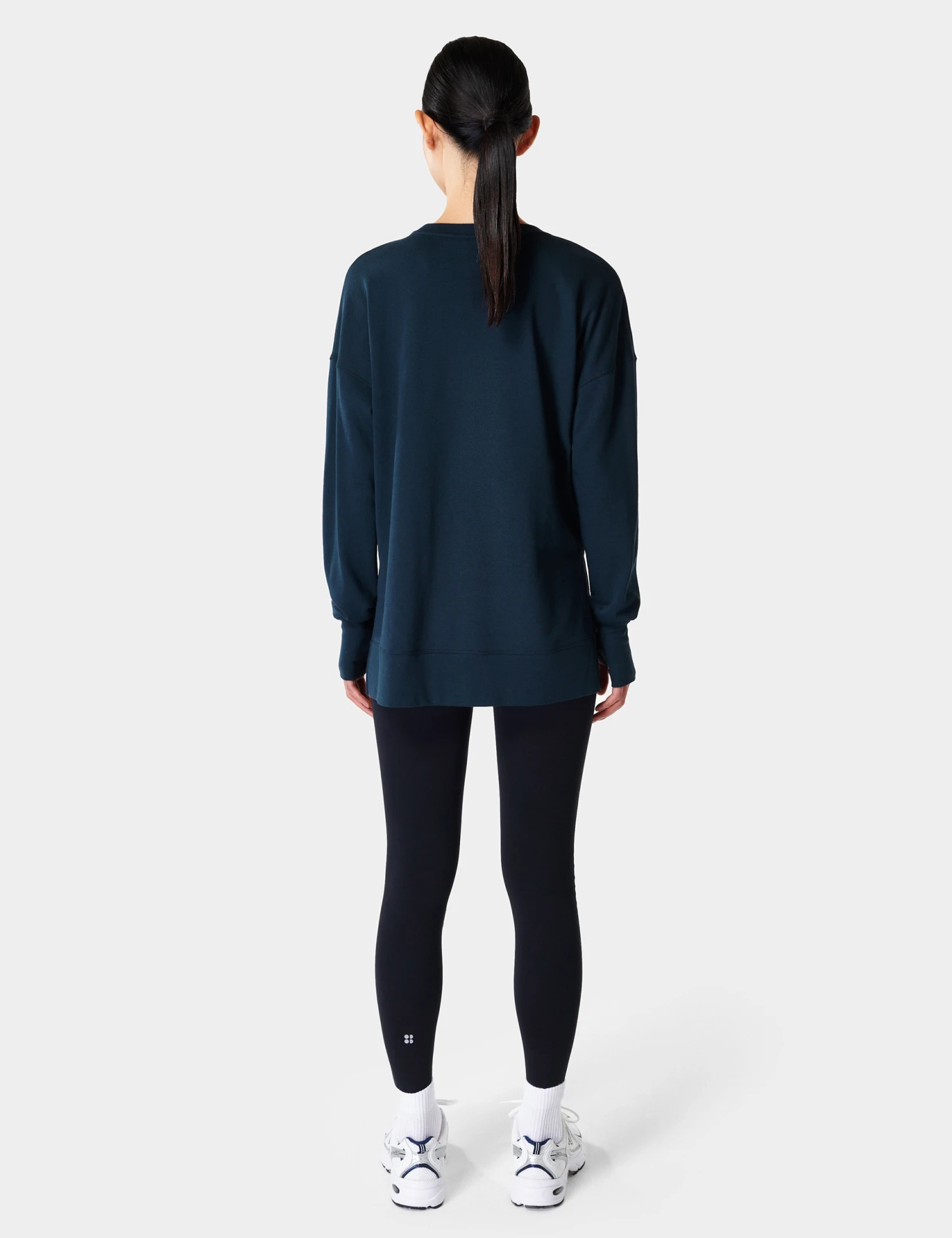 Sweaty Betty After Class Cotton Blend Longline Sweatshirt 2 Sweaty Betty After Class Cotton Blend Longline Sweatshirt - Image 2