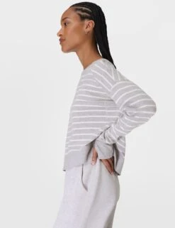 Sweaty Betty After Class Cotton Modal Crop Sweatshirt 19 Sweaty Betty After Class Cotton Modal Crop Sweatshirt -Marksandspencer Sale Store After Class Cotton Modal Crop Sweatshirt 3