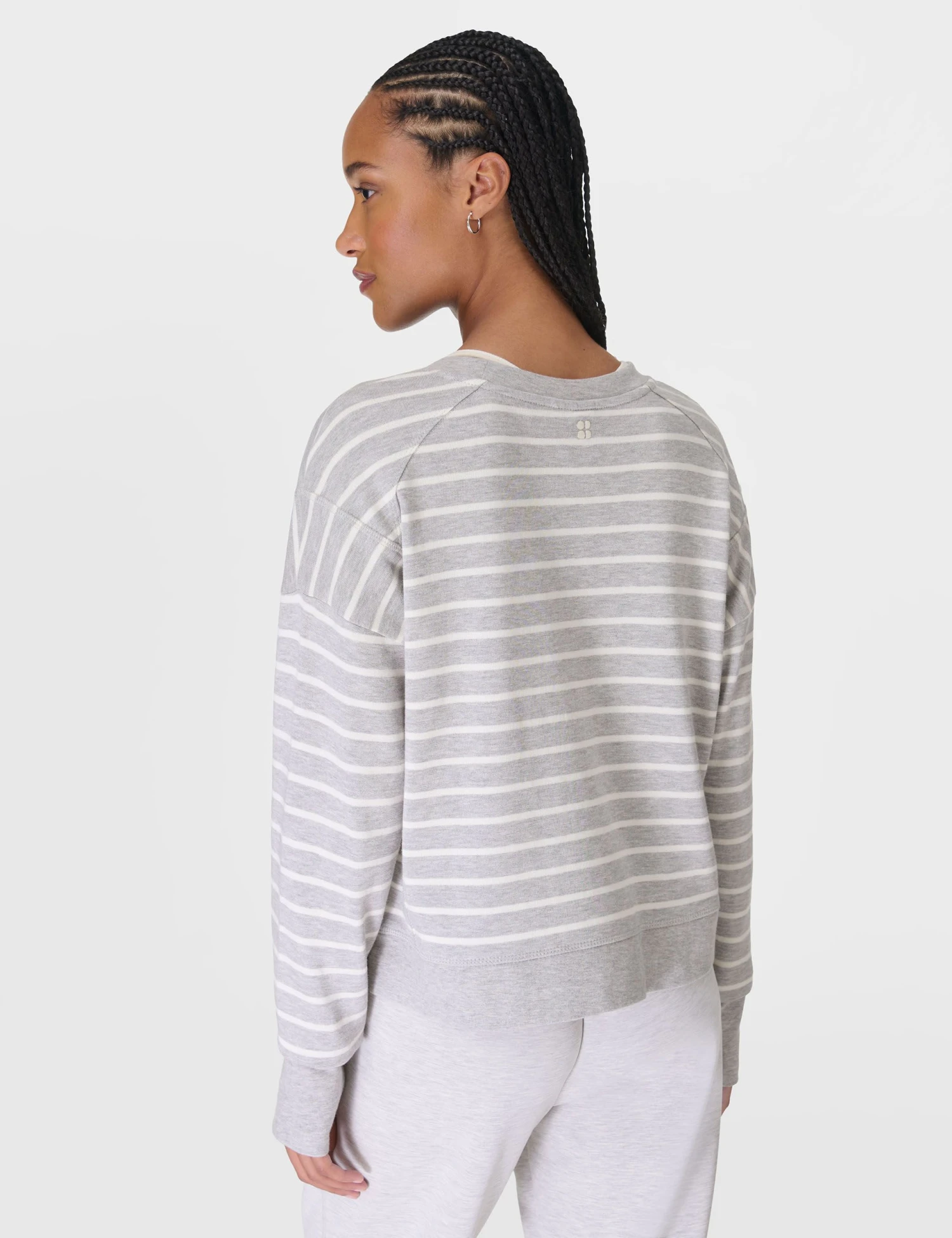 Sweaty Betty After Class Cotton Modal Crop Sweatshirt 5 Sweaty Betty After Class Cotton Modal Crop Sweatshirt - Image 5