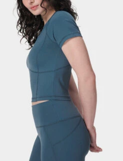 Sweaty Betty All Day Active Crew Neck Crop T-Shirt -Marksandspencer Sale Store All Day Active Crew Neck Crop T Shirt 4