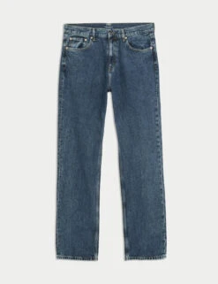 Authentic Relaxed Straight Fit Jeans -Marksandspencer Sale Store Authentic Relaxed Straight Fit Jeans 1