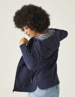 Regatta Bayletta Cotton Rich Striped Zip Up Hoodie -Marksandspencer Sale Store Bayletta Cotton Rich Striped Zip Up Hoodie 3