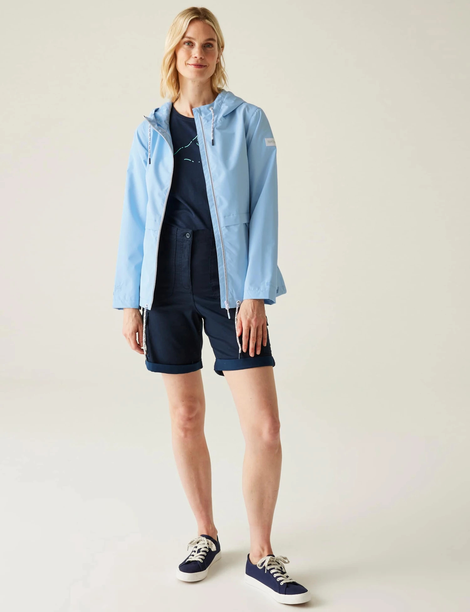 Regatta Bayletta II Waterproof Striped Raincoat 3 Regatta Bayletta II Waterproof Striped Raincoat - Image 3