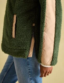 Joules Borg Half Zip Fleece -Marksandspencer Sale Store Borg Half Zip Fleece 3