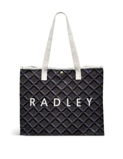 Radley Canvas Geometric Tote Bag