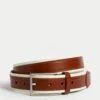 Canvas Leather Belt -Marksandspencer Sale Store Canvas Leather Belt