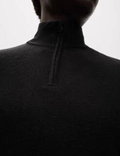 Cashmilon™ High Neck Half Zip Jumper -Marksandspencer Sale Store Cashmilon High Neck Half Zip Jumper 3