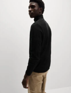 Cashmilon™ High Neck Half Zip Jumper -Marksandspencer Sale Store Cashmilon High Neck Half Zip Jumper 4