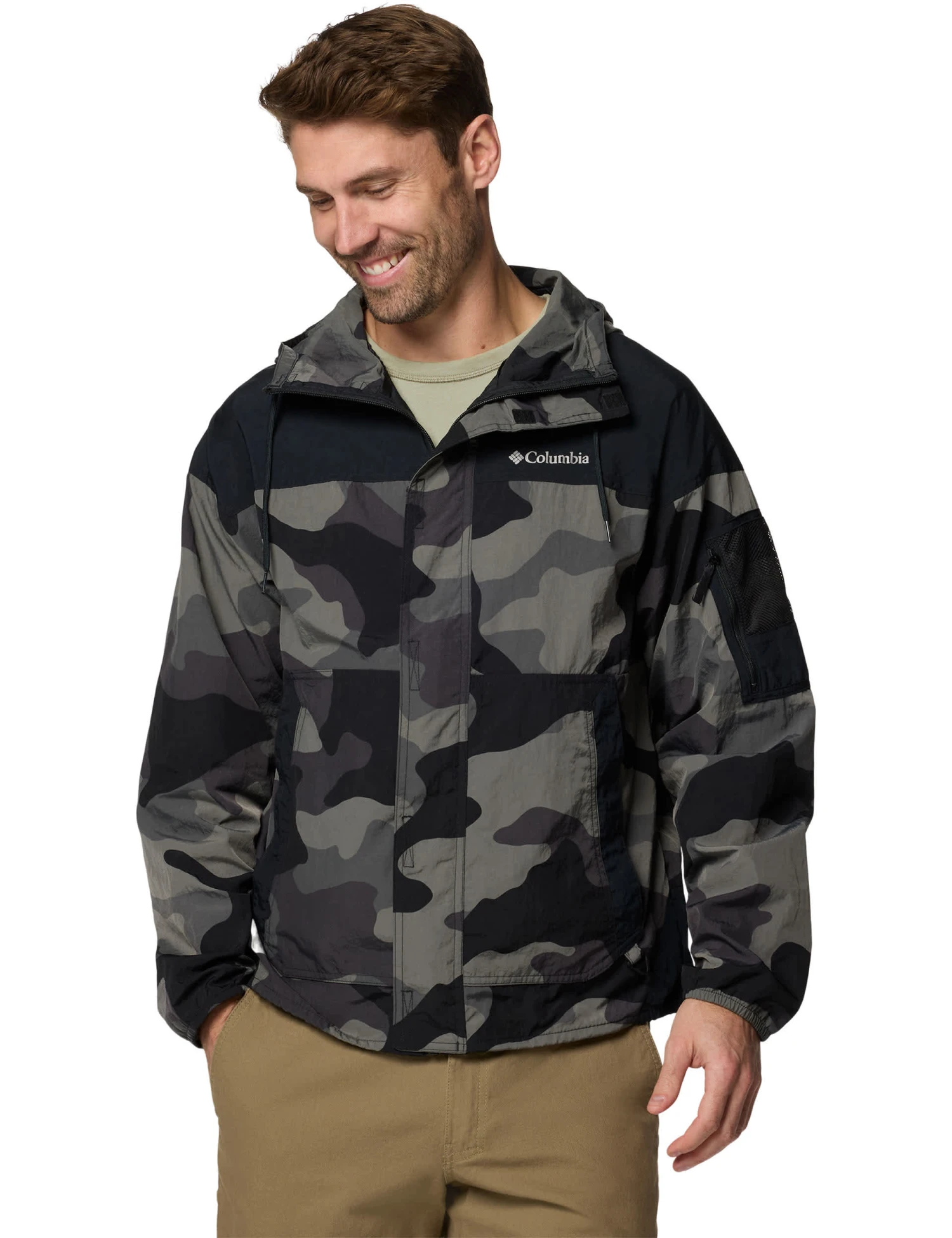 Columbia Challenger II Hooded Windbreaker Jacket 1 Columbia Challenger II Hooded Windbreaker Jacket