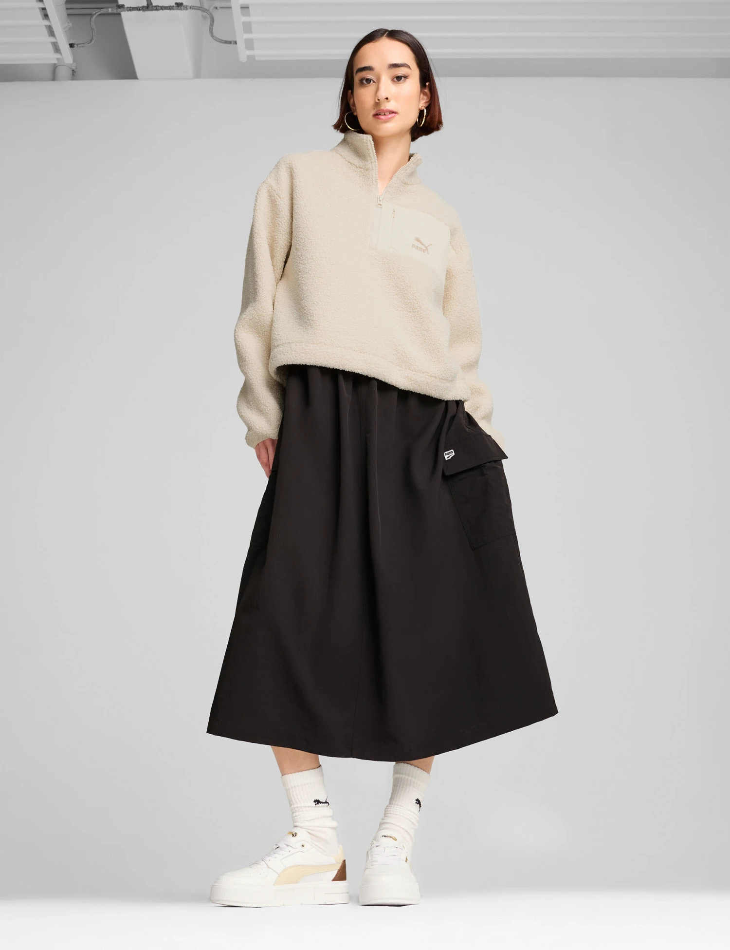 Puma Classics Winterized Fleece Half Zip Sweatshirt 4 Puma Classics Winterized Fleece Half Zip Sweatshirt - Image 4