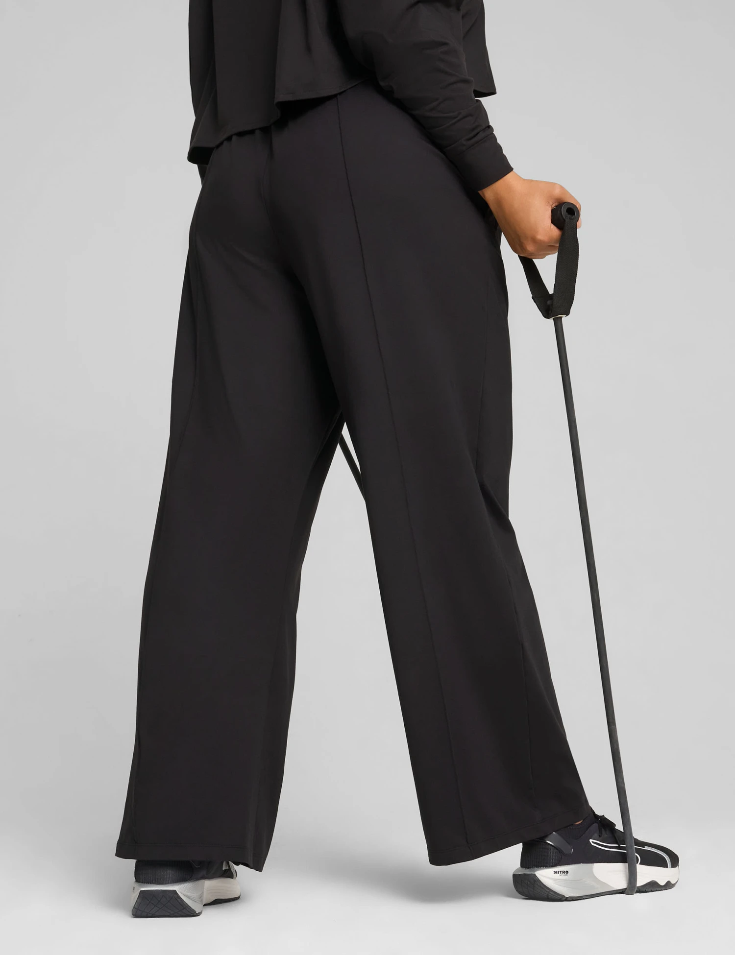 Puma Cloudspun High Waisted Wide Leg Joggers 4 Puma Cloudspun High Waisted Wide Leg Joggers - Image 4