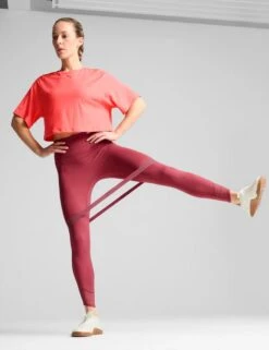 Puma Cloudspun Mesh Crew Neck Crop T-Shirt -Marksandspencer Sale Store Cloudspun Mesh Crew Neck Crop T Shirt 2