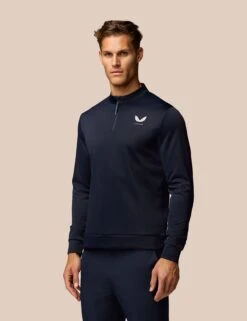 CASTORE Club Classic Funnel Neck Half Zip Sweatshirt