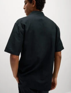 Cotton Blend Embroidered Palm Tree Shirt -Marksandspencer Sale Store Cotton Blend Embroidered Palm Tree Shirt 3