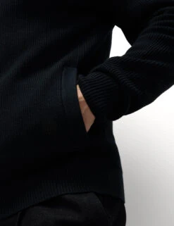 Cotton Blend Funnel Neck Zip Up Jumper -Marksandspencer Sale Store Cotton Blend Funnel Neck Zip Up Jumper 2