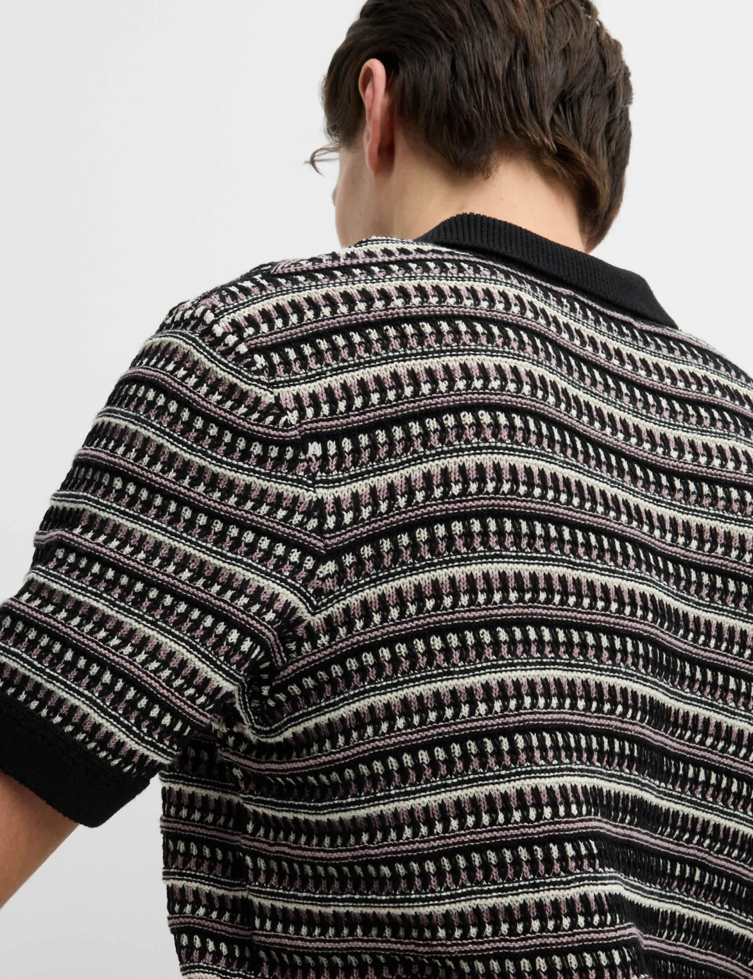 Cotton Blend Knitted Polo Shirt 6 Cotton Blend Knitted Polo Shirt - Image 6