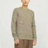 Jack & Jones Cotton Blend RibbedCrew Neck Jumper -Marksandspencer Sale Store Cotton Blend RibbedCrew Neck Jumper