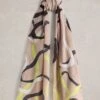 WHITE STUFF Cotton Blend Ribbon Print Scarf -Marksandspencer Sale Store Cotton Blend Ribbon Print Scarf