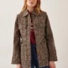 MONSOON Cotton Rich Animal Print Shacket -Marksandspencer Sale Store Cotton Rich Animal Print Shacket
