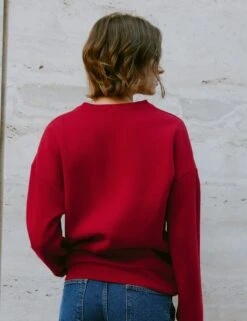 Cotton Rich Cherry Slogan Sweatshirt -Marksandspencer Sale Store Cotton Rich Cherry Slogan Sweatshirt 2