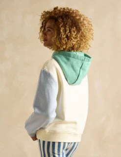 Joules Cotton Rich Colour Block Hoodie -Marksandspencer Sale Store Cotton Rich Colour Block Hoodie 2