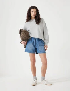 Cotton Rich Denim Shorts -Marksandspencer Sale Store Cotton Rich Denim Shorts 2