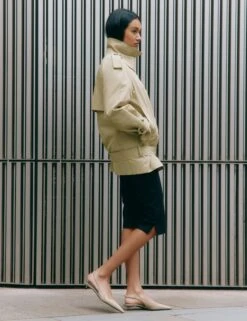 Cotton Rich Double Breasted Short Trench Coat 17 Cotton Rich Double Breasted Short Trench Coat -Marksandspencer Sale Store Cotton Rich Double Breasted Short Trench Coat 5