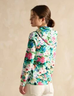 Joules Cotton Rich Floral Hoodie -Marksandspencer Sale Store Cotton Rich Floral Hoodie 2