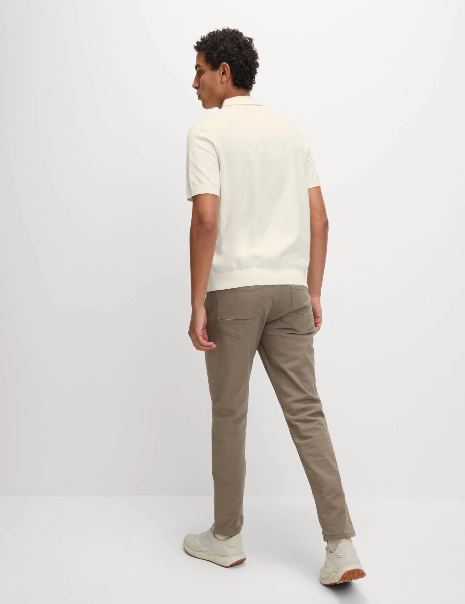 Cotton Rich Half Zip Knitted Polo Shirt 5 Cotton Rich Half Zip Knitted Polo Shirt - Image 5