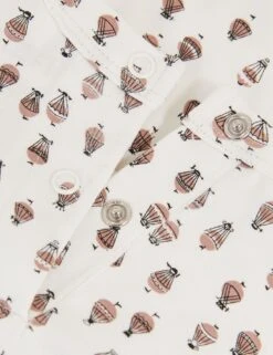 Reiss Cotton Rich Hot Air Balloon Print Romper (0-24 Mths) -Marksandspencer Sale Store Cotton Rich Hot Air Balloon Print Romper 0 24 Mths 1 2