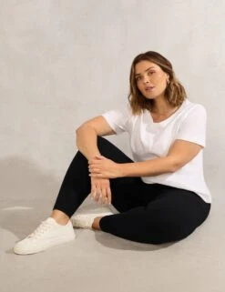 Cotton Rich Jersey Leggings