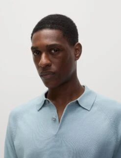 Cotton Rich Knitted Polo Shirt