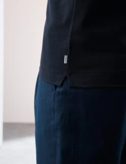 Cotton Rich Micro Pique Coolmax™ Polo Shirt -Marksandspencer Sale Store Cotton Rich Micro Pique Coolmax Polo Shirt 3