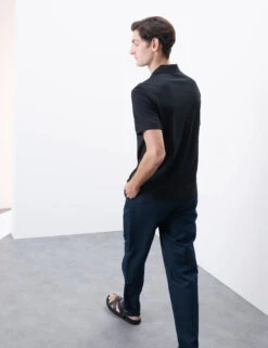 Cotton Rich Micro Pique Coolmax™ Polo Shirt -Marksandspencer Sale Store Cotton Rich Micro Pique Coolmax Polo Shirt 4