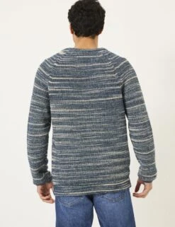 Cotton Rich Ombré Jumper With Wool -Marksandspencer Sale Store Cotton Rich Ombr Jumper with Wool 2