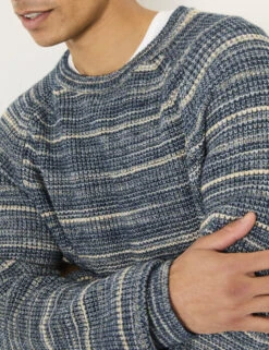 Cotton Rich Ombré Jumper With Wool -Marksandspencer Sale Store Cotton Rich Ombr Jumper with Wool 4