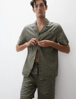 Cotton Rich Printed Pyjama Top -Marksandspencer Sale Store Cotton Rich Printed Pyjama Top 2