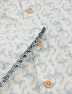 WHITE STUFF Cotton Rich Printed Shirt -Marksandspencer Sale Store Cotton Rich Printed Shirt 5