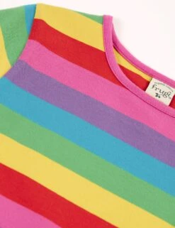 Frugi Cotton Rich Rainbow Dress (4-10 Yrs) 12 Frugi Cotton Rich Rainbow Dress (4-10 Yrs) -Marksandspencer Sale Store Cotton Rich Rainbow Dress 4 10 Yrs 1 2